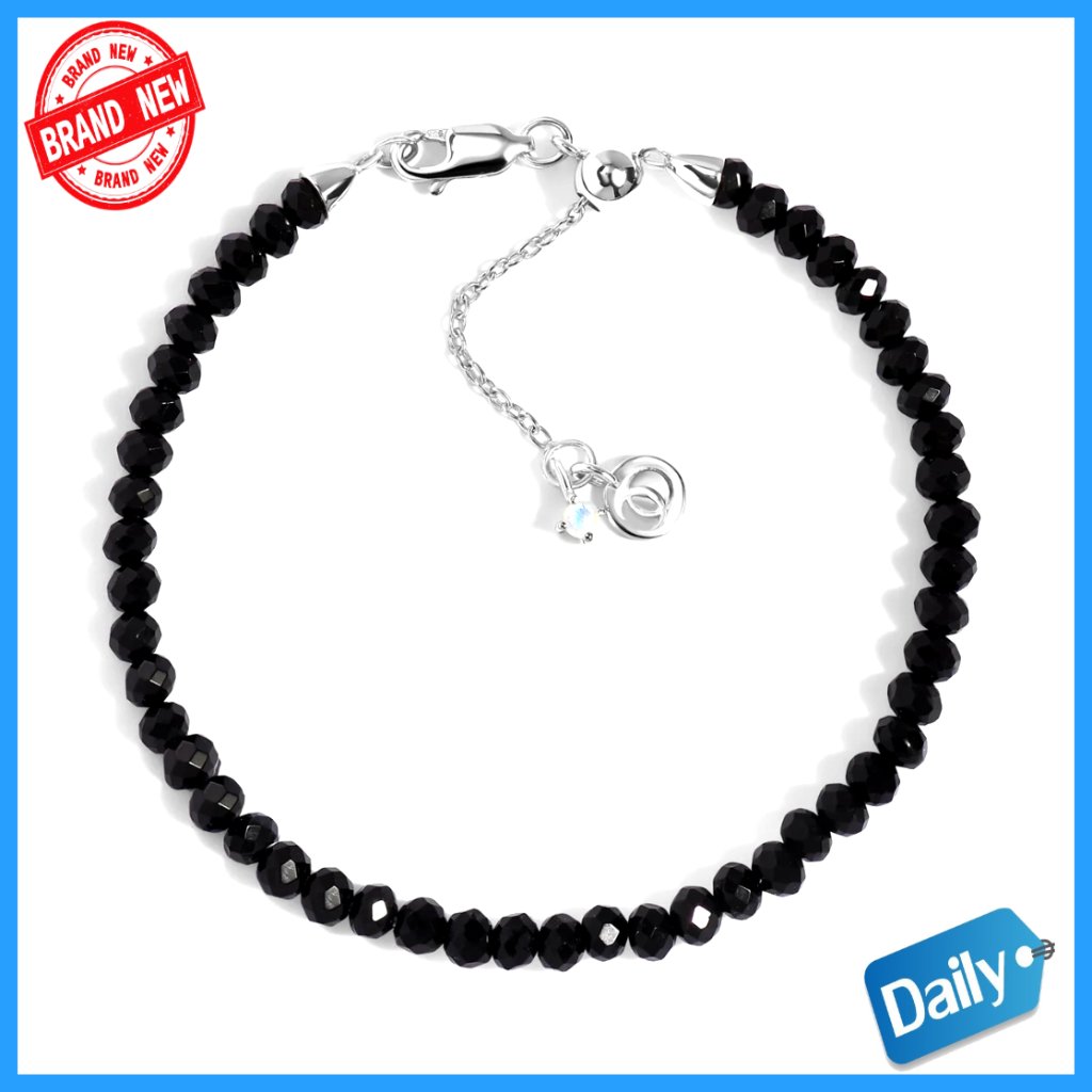 Sterling Silver Gemstone Bracelet Elegant Minimal Chic Beaded Jewelry